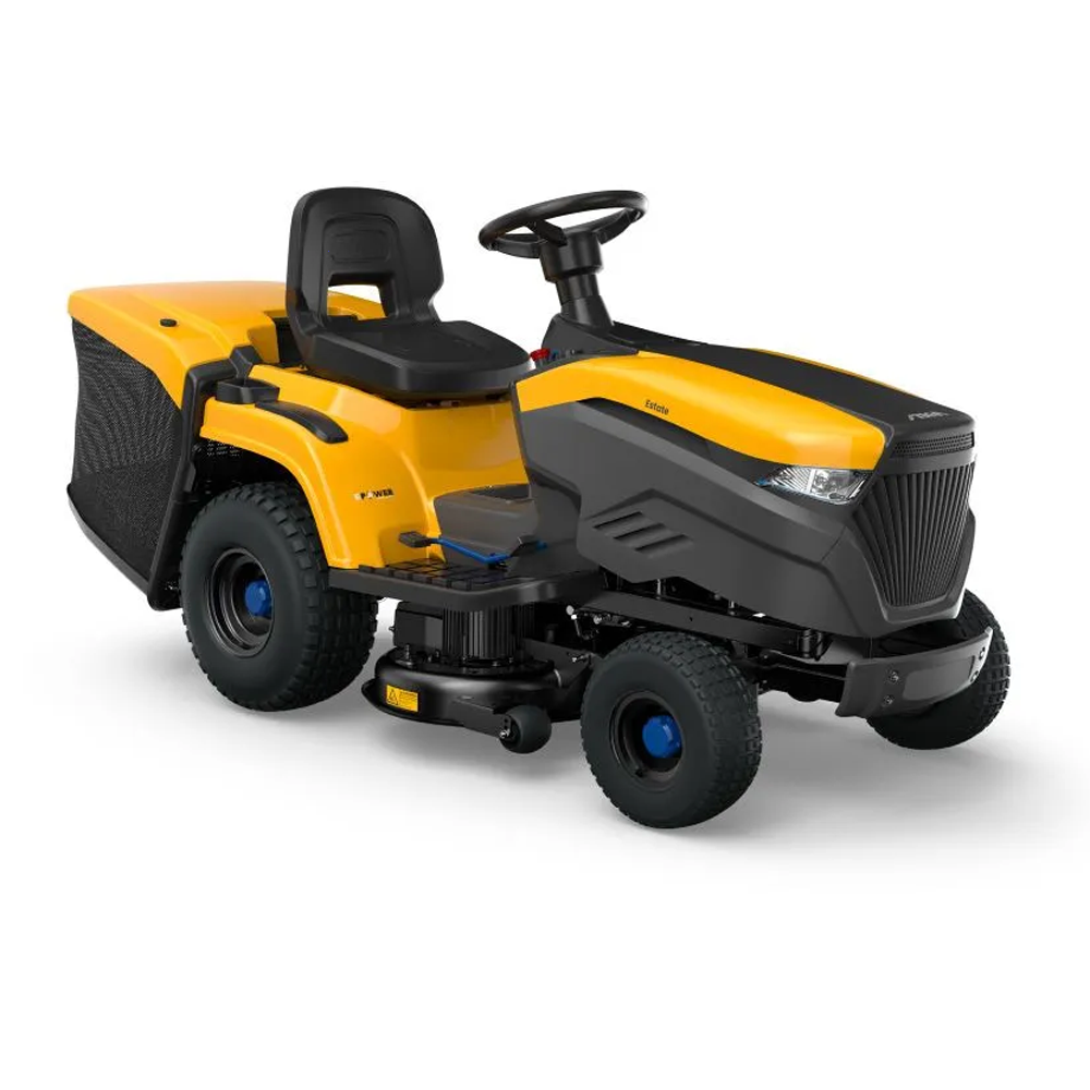 akku rasentraktor stiga estate 798e stiga elektromotor fangkorb