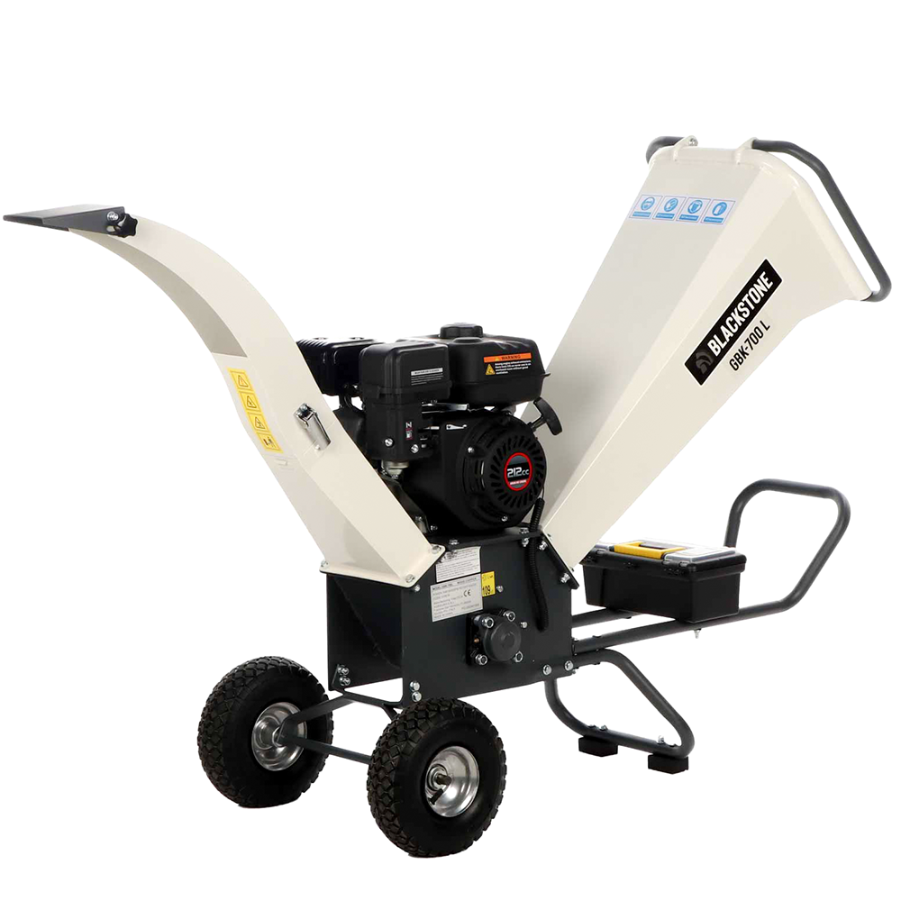 blackstone gbk 700 l profi benzin häcksler , motor loncin 7 ps