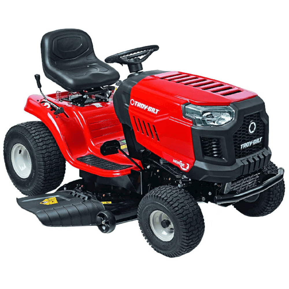 bronco 107t s troy bilt rasentraktor cvt getriebe seitenauswurf