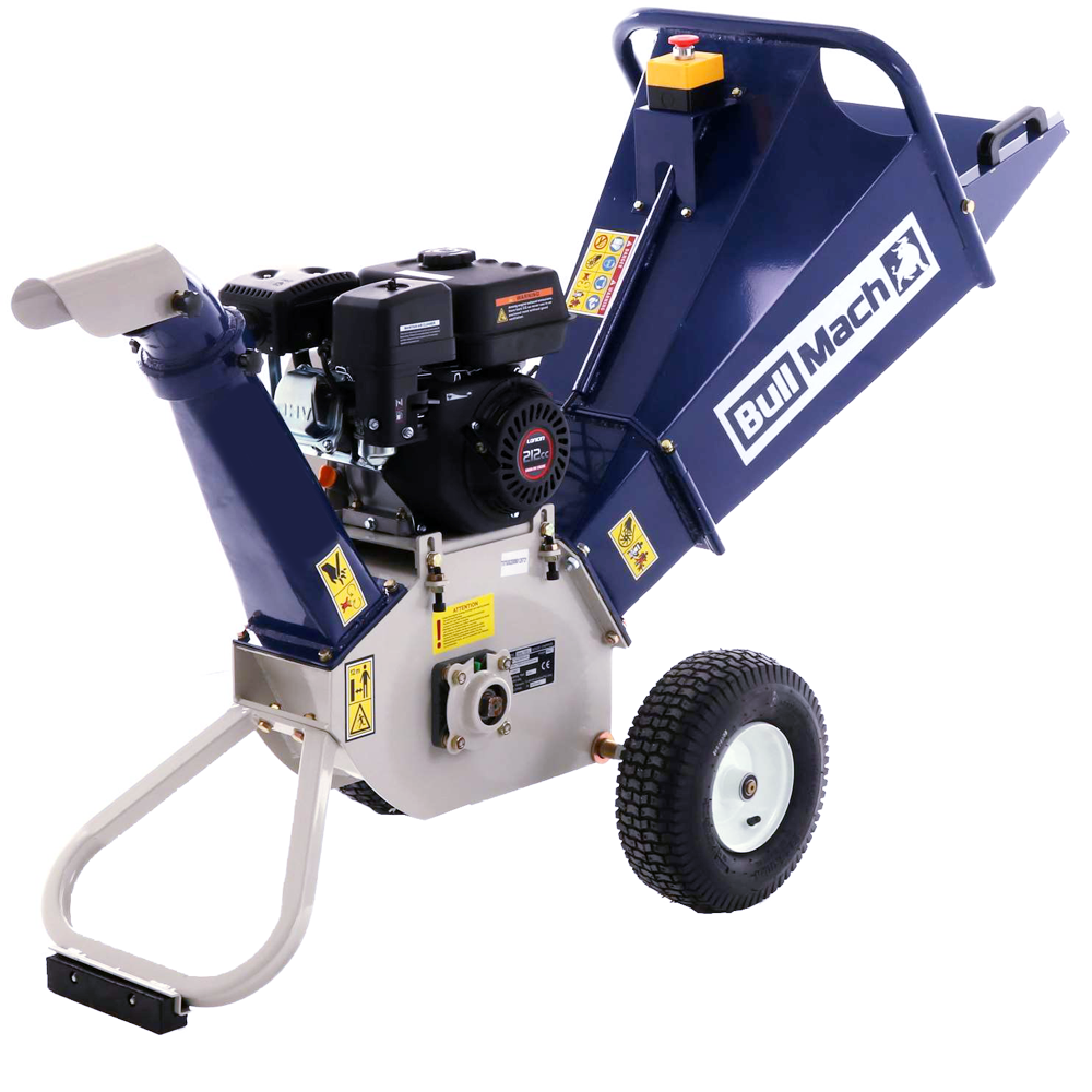 bullmach hercules 65 l benzin häcksler motor loncin lc170f 212 cm³