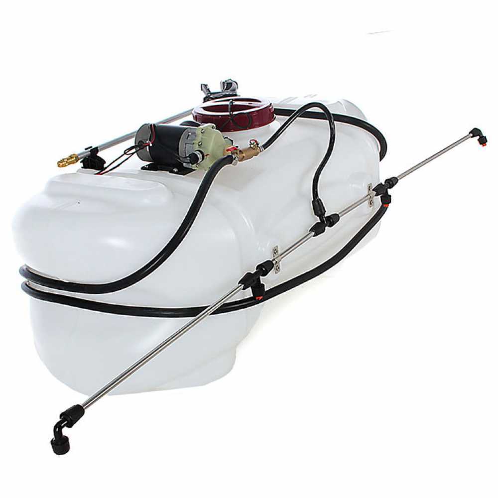 geotech cz100c tank für spritzanwendung für rasentraktor pumpe 12 v 100 l