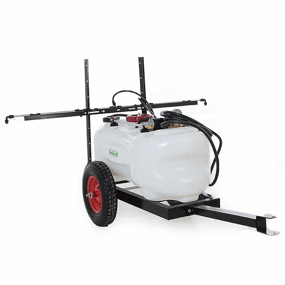 geotech cz100d tank für spritzanwendung für rasentraktor pumpe 12 v 100 l