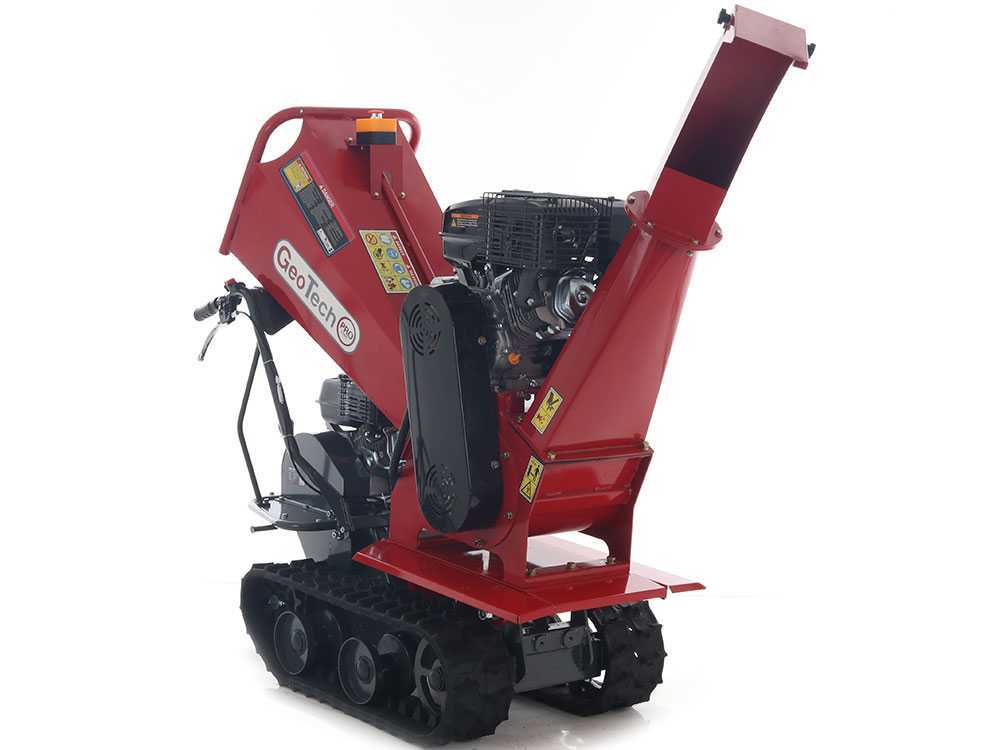 GeoTech PRO BMS155 LE - Häcksler mit Raupenantrieb und Motorschubkarre - Motor 6515 PS - ausziehbare Mulde geotech pro bms155 le häcksler mit raupenantrieb und motorschubkarre motor 6,5/15 ps ausziehbare mulde