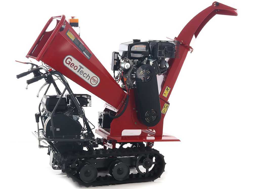 GeoTech PRO BMS155 LE - Häcksler mit Raupenantrieb und Motorschubkarre - Motor 6515 PS - ausziehbare Mulde geotech pro bms155 le häcksler mit raupenantrieb und motorschubkarre motor 6,5/15 ps ausziehbare mulde