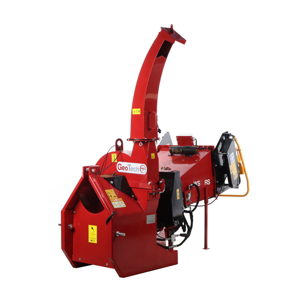 geotech pro ws52rs häcksler für traktor mit einzugwalzen und hydrauliksteuerung