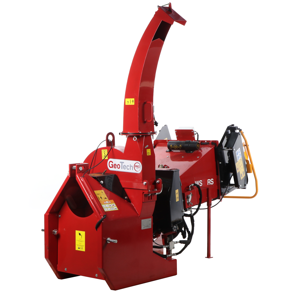 geotech pro ws72r häcksler für traktoren mit hydraulischen walzen