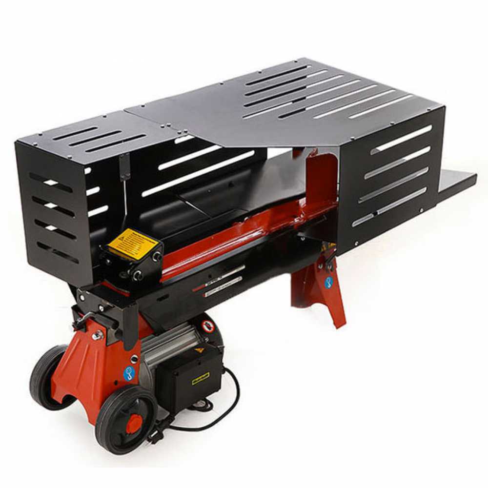 geotech sphe 6 liegender holzspalter mit elektromotor spaltkraft 6 t