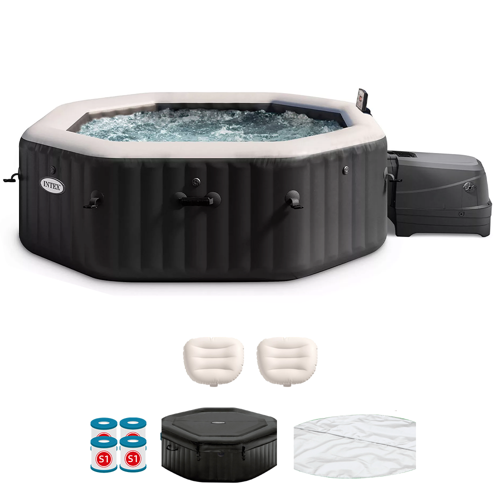 intex oktagon spa jet & bubble deluxe 28462ex whirlpool spa