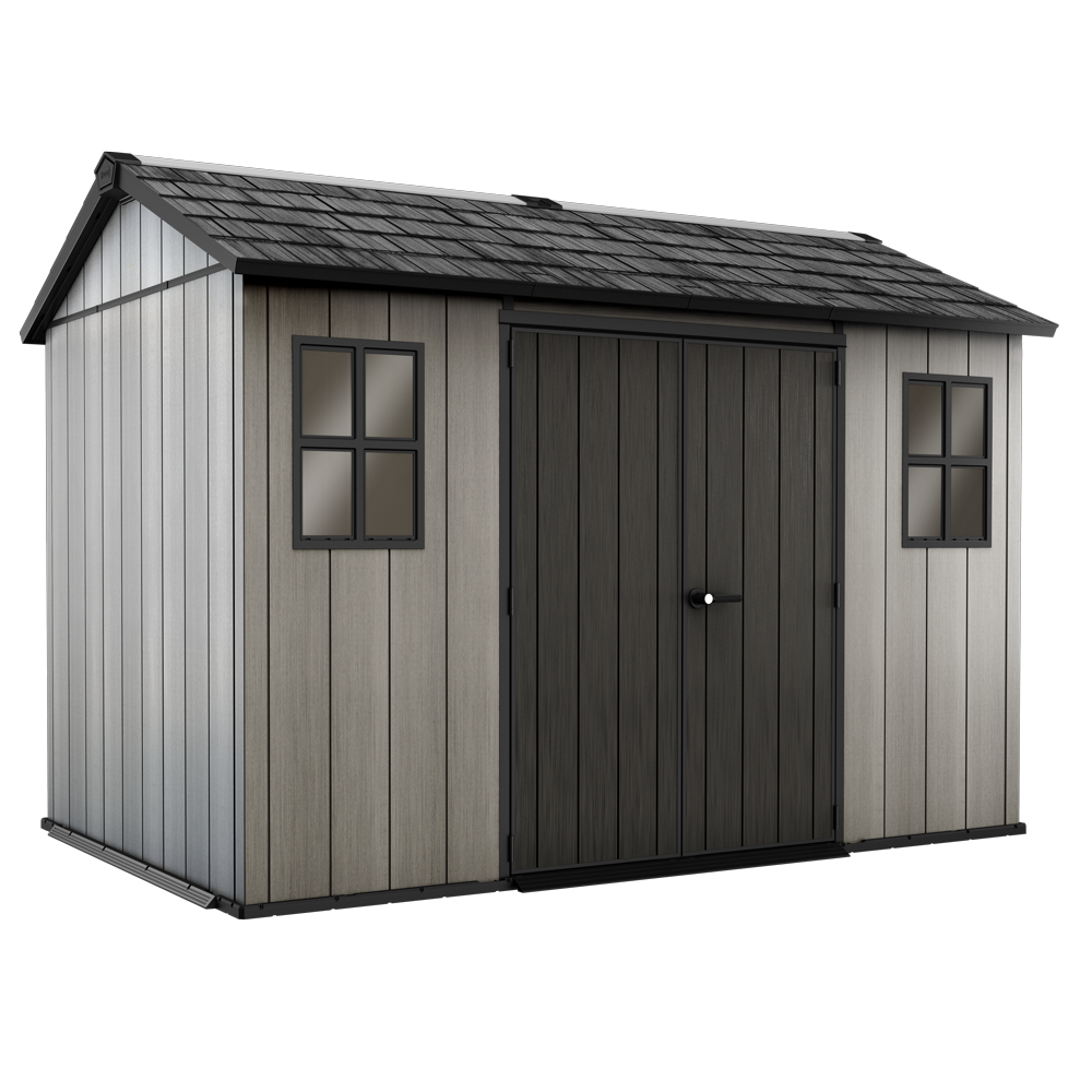 keter oakland 1175 gartenhaus mit seitenfenstern 350x229x254 cm