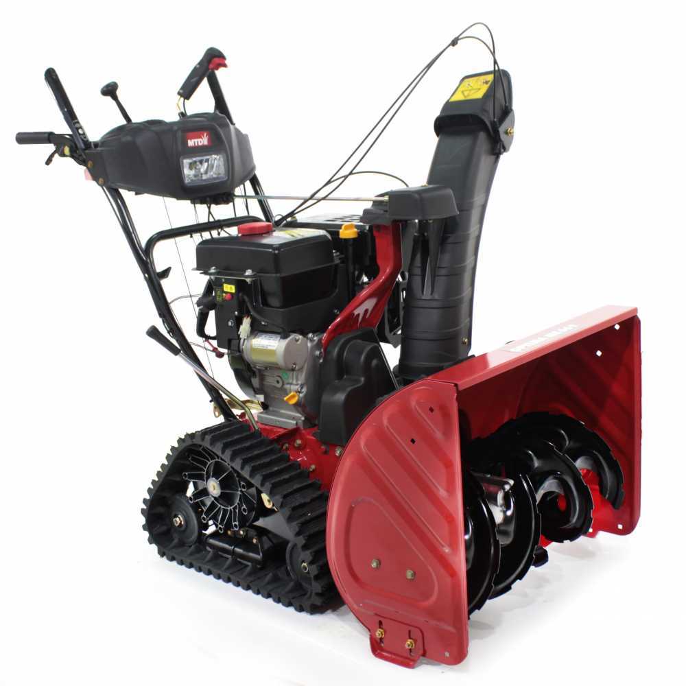mtd optima me 66 t benzin schneefräse raupenantrieb snowthorx 80 ohv