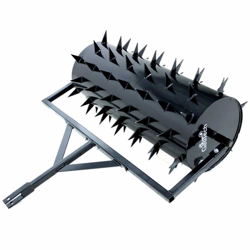 stachelwalze 92 cm, rasenlüfter zum anhängen aus stahl für rasentraktor